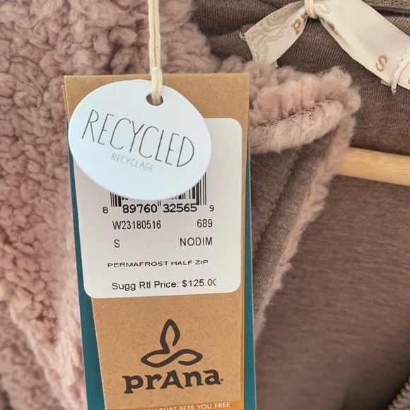 Prana permafrost half zip, khaki Rose size small - Picture 2 of 5